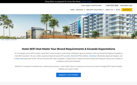 Hotel WiFi Provider - Managed Services | Hilton, Marriott ...