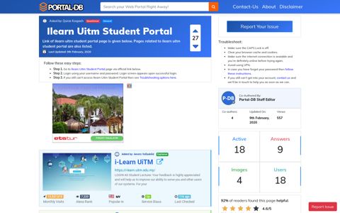 Ilearn Uitm Student Portal