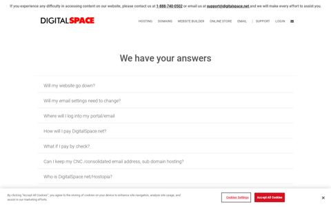 FAQ - DigitalSpace