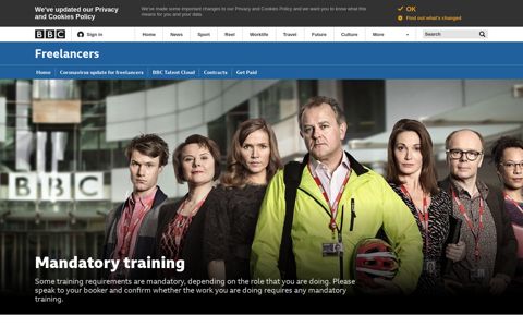 Mandatory training - Freelancers - BBC.com