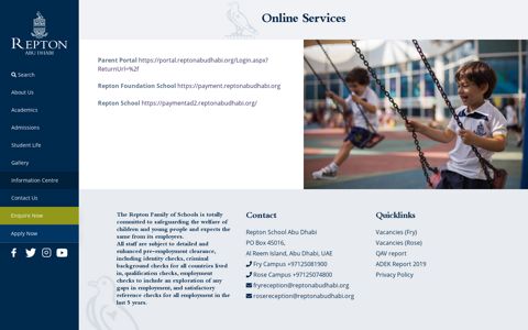 Online Services - Repton Abu Dhabi