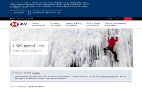 HSBC InvestDirect | HSBC Canada