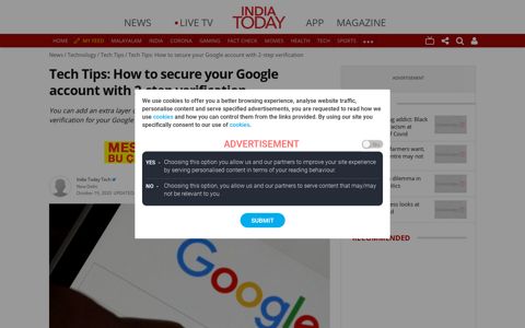 Tech Tips: How to secure your Google account with 2-step ...