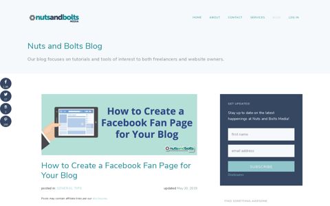 How to Create a Facebook Fan Page for Your Blog