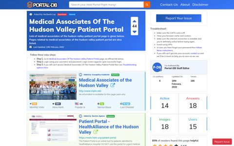 Medical Associates Of The Hudson Valley Patient Portal
