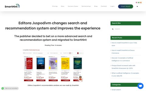 Juspodivm raises experience with new search and ... - SmartHint
