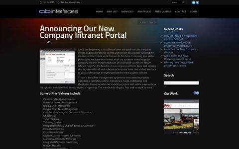 Announcing Our New Company Intranet Portal - AB Interfaces