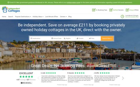 Independent Cottages: Self Catering Holiday Cottages To ...