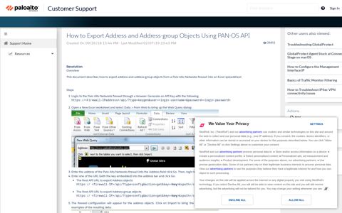 How to Export Address and Address-group Objects Using ...