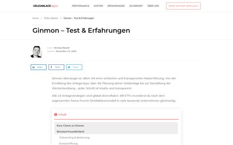 ᐅ Ginmon im Vergleich » zum Test (12/20) - Geldanlage-digital