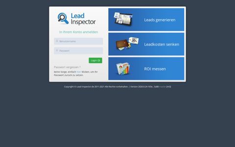 Lead Inspector | Login