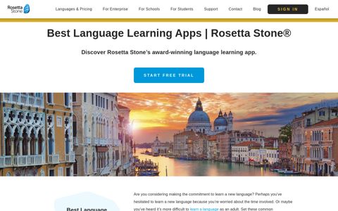 Best Language Learning Apps | Rosetta Stone®