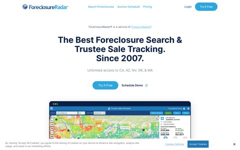 Foreclosure Radar - PropertyRadar