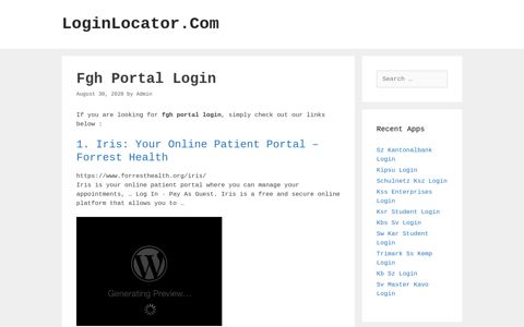 fgh portal - LoginLocator.Com