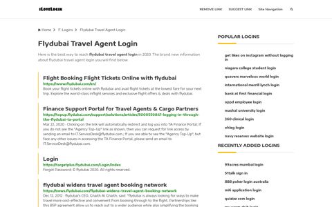 Flydubai Travel Agent Login ❤️ One Click Access - iLoveLogin