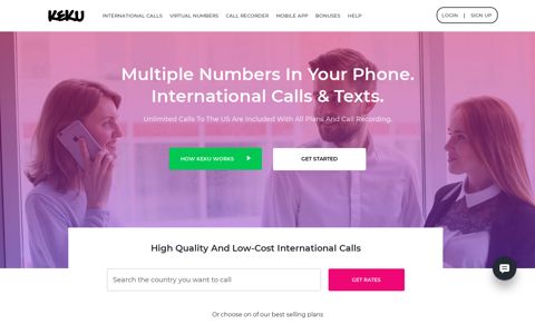 KeKu: Cheap International Calls