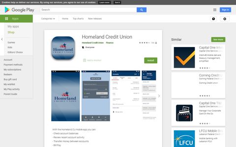Homeland Credit Union - Apps on Google Play