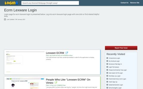 Ecrm Lexware Login - Loginii.com