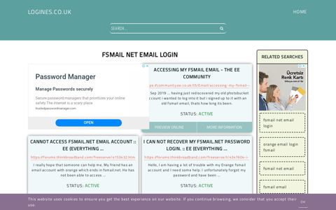 fsmail net email login - General Information about Login