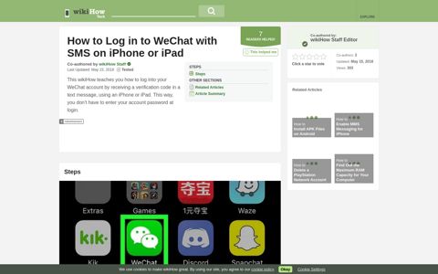 How to Log in to WeChat with SMS on iPhone or iPad: 8 Steps