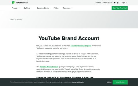 What is a Youtube Brand Account? | Sprout Social