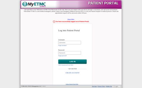 Login - Your Medical Home on the Web - Patient Portal
