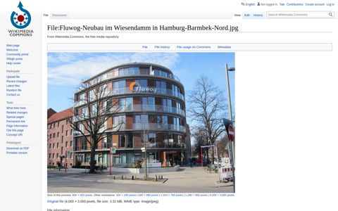 File:Fluwog-Neubau im Wiesendamm in Hamburg-Barmbek ...