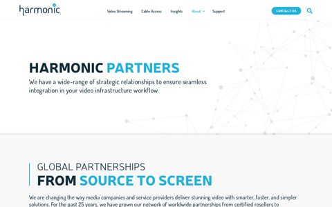 Cable Access & Video Streaming Partnerships | Harmonic