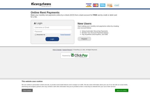 Georgetown Apartments | Online Rent Payments - ClickPay