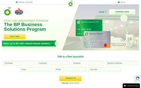 BP Business Solutions: BP Fuel Cards | BP Fleet Cards