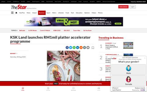 KSK Land launches RM1mil platter accelerator programme ...