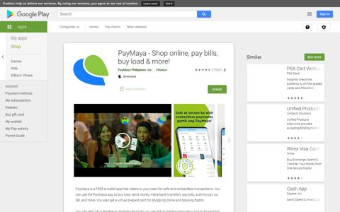 PayMaya - Shop online, pay bills, buy load & more! - Apps on ...