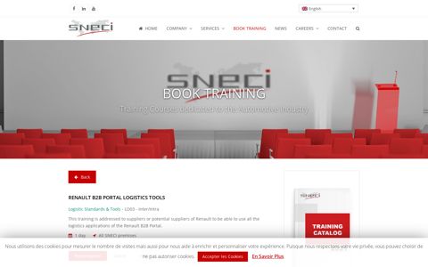 Logistics Tools in RENAULT B2B Portal | SNECI Training