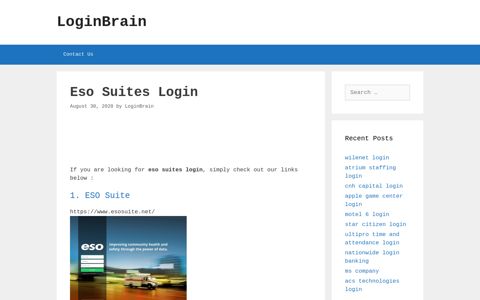 eso suites login - LoginBrain