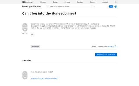 Can't log into the itunesconnect | Apple Developer Forums