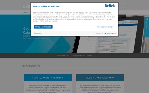 GovWin IQ Subscriptions | Find Government Contracts | Deltek