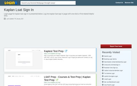 Kaplan Lsat Sign In - Loginii.com