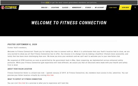 Welcome to Fitness Connection | Fitness Connection