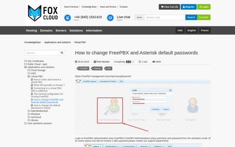 How to change FreePBX and Asterisk default passwords ...