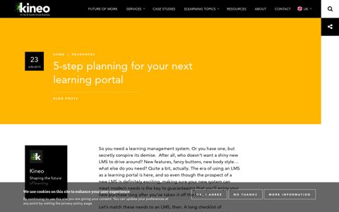 5-step planning for your next learning portal | Kineo