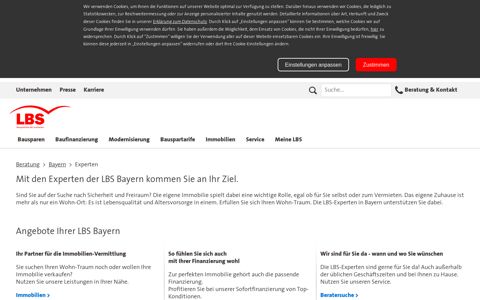 LBS-Experten in Bayern - Index