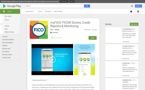 myFICO: FICO® Scores, Credit Reports & Monitoring - Apps ...