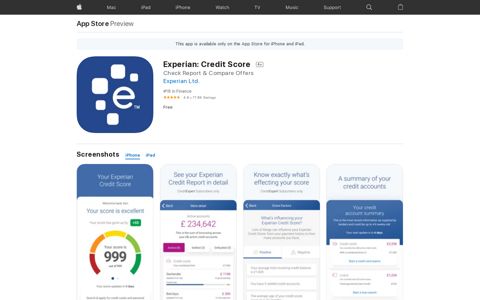 ‎Experian: Credit Score on the App Store