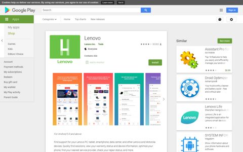 Lenovo - Apps on Google Play