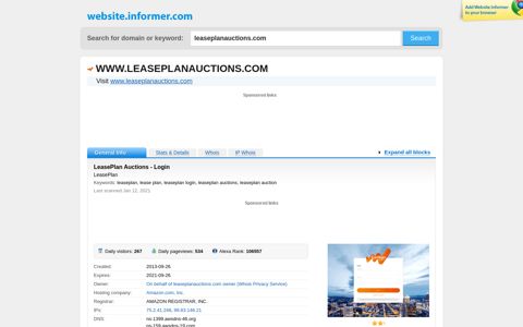 leaseplanauctions.com at WI. LeasePlan Auctions - Login