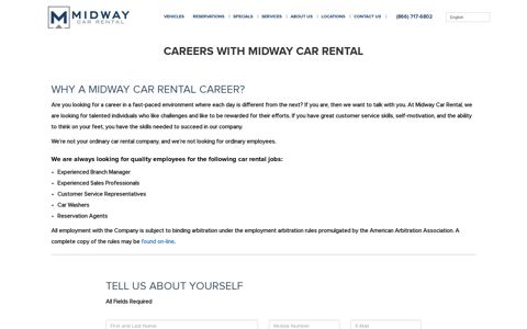 Car Rental Careers in Los Angeles | Car Rental Jobs at Midway