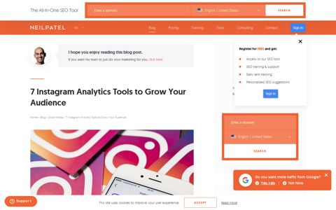 7 Instagram Analytics Tools to Grow Your Audience - Neil Patel
