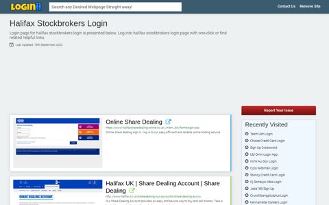 Halifax Stockbrokers Login - Loginii.com
