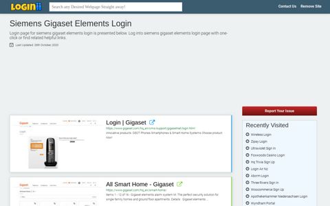 Siemens Gigaset Elements Login - Loginii.com