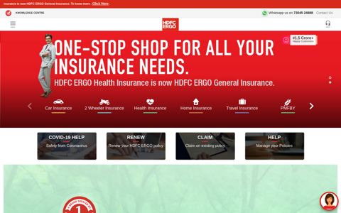 HDFC ERGO | General Insurance Policy Online | Buy Car ...